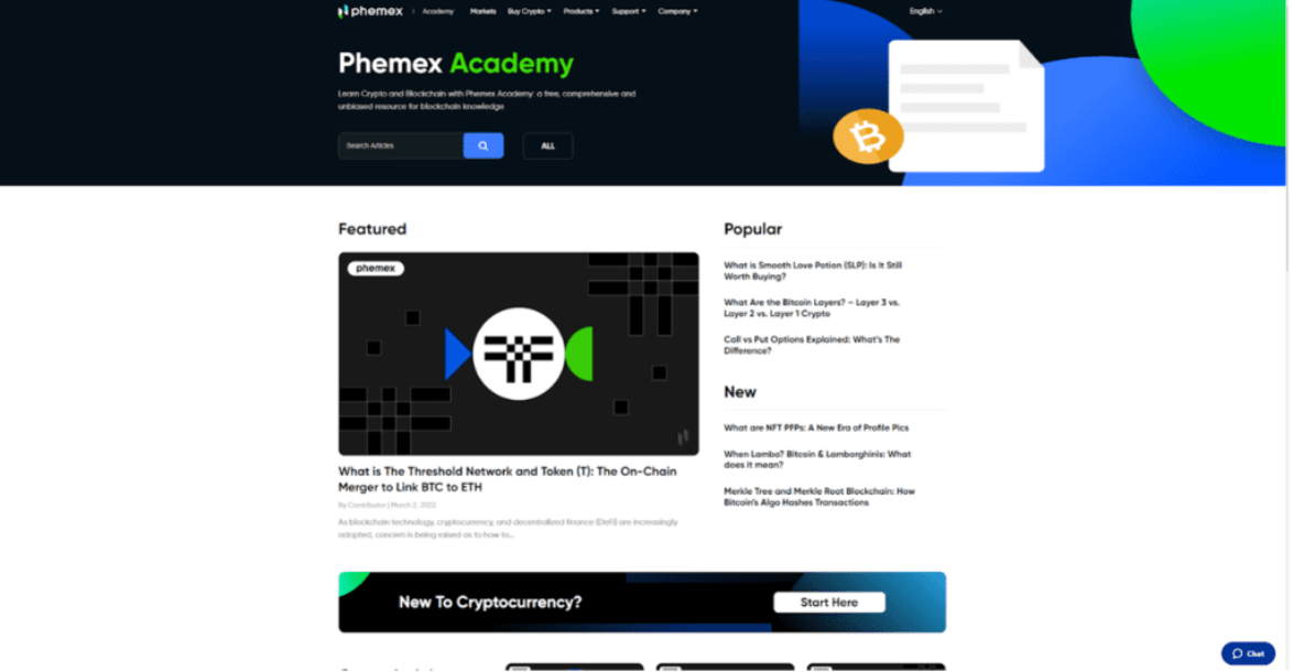 Навчання для початківців у Phemex