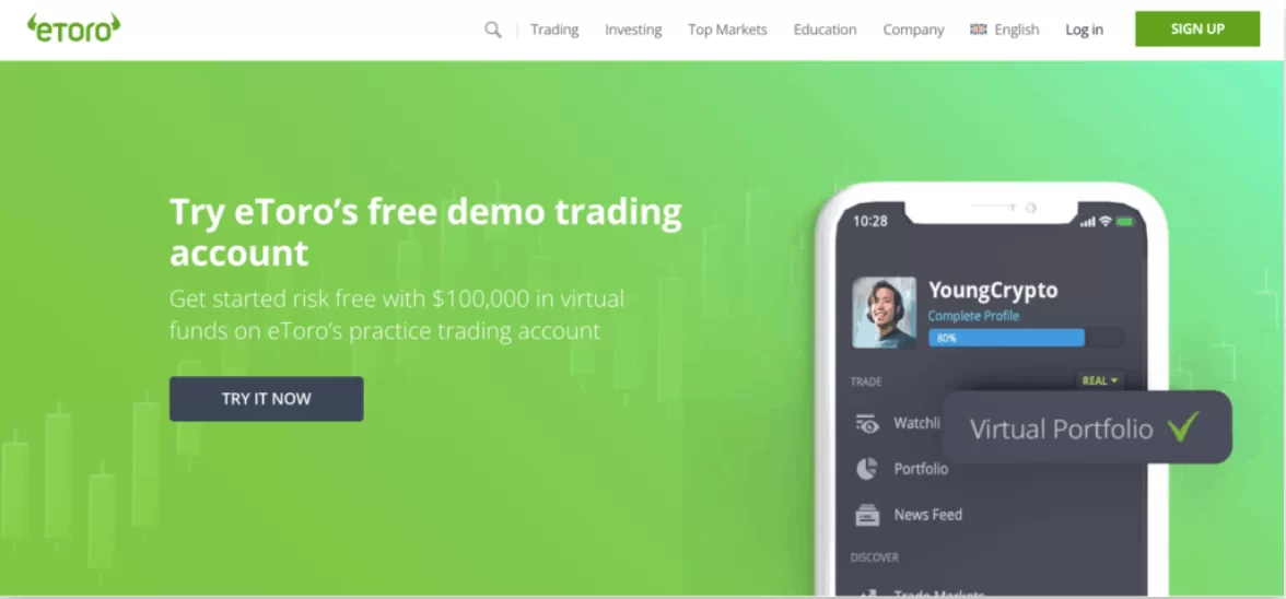 Трейдинг на eToro